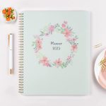 Blue Sky 2022 Weekly & Monthly Planner, 8.5" x 11", Frosted Flexible Cover, Wirebound, Laurel (135842) - Image 9